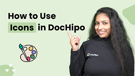 How to Use Icons in DocHipo