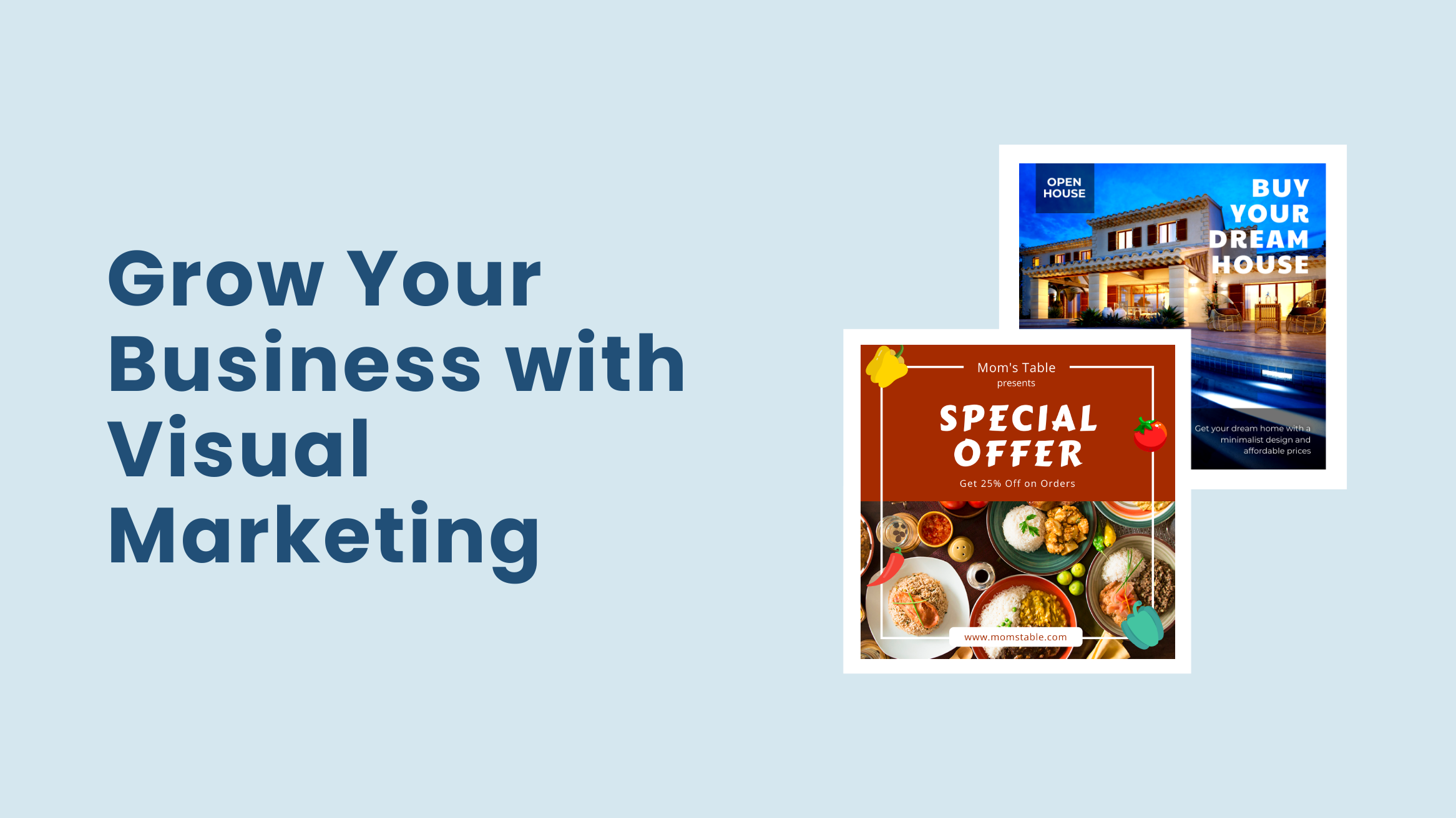 Grow Your Business with Visual Marketing Blog Banner