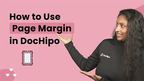 How to Use Page Margin in DocHipo