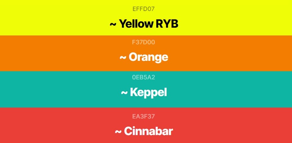 Orange Color Combination