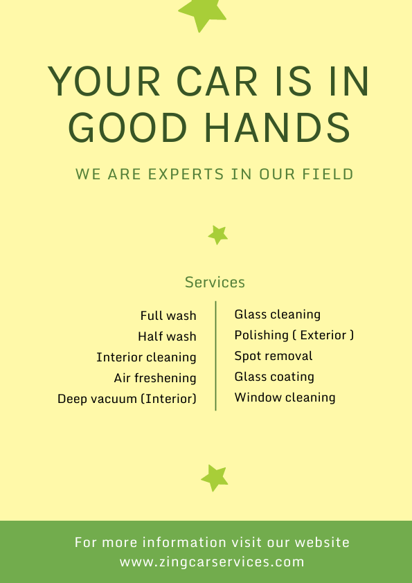 Car Wash Flyer Car Wash Flyer