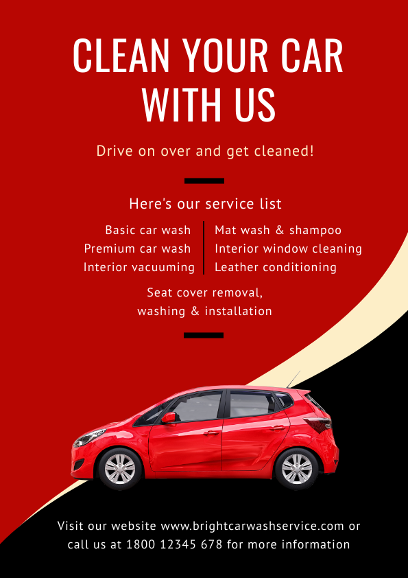Car Wash Flyer Car Wash Flyer