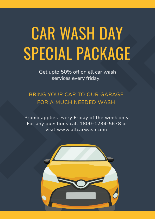 Car Wash Flyer Car Wash Flyer