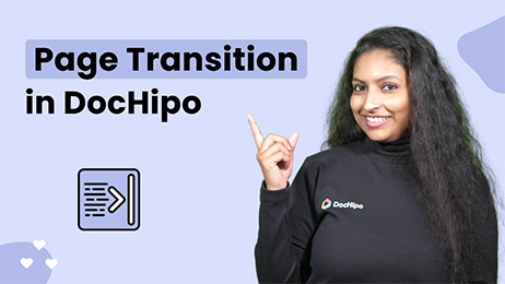 How Page Transition Works in DocHipo