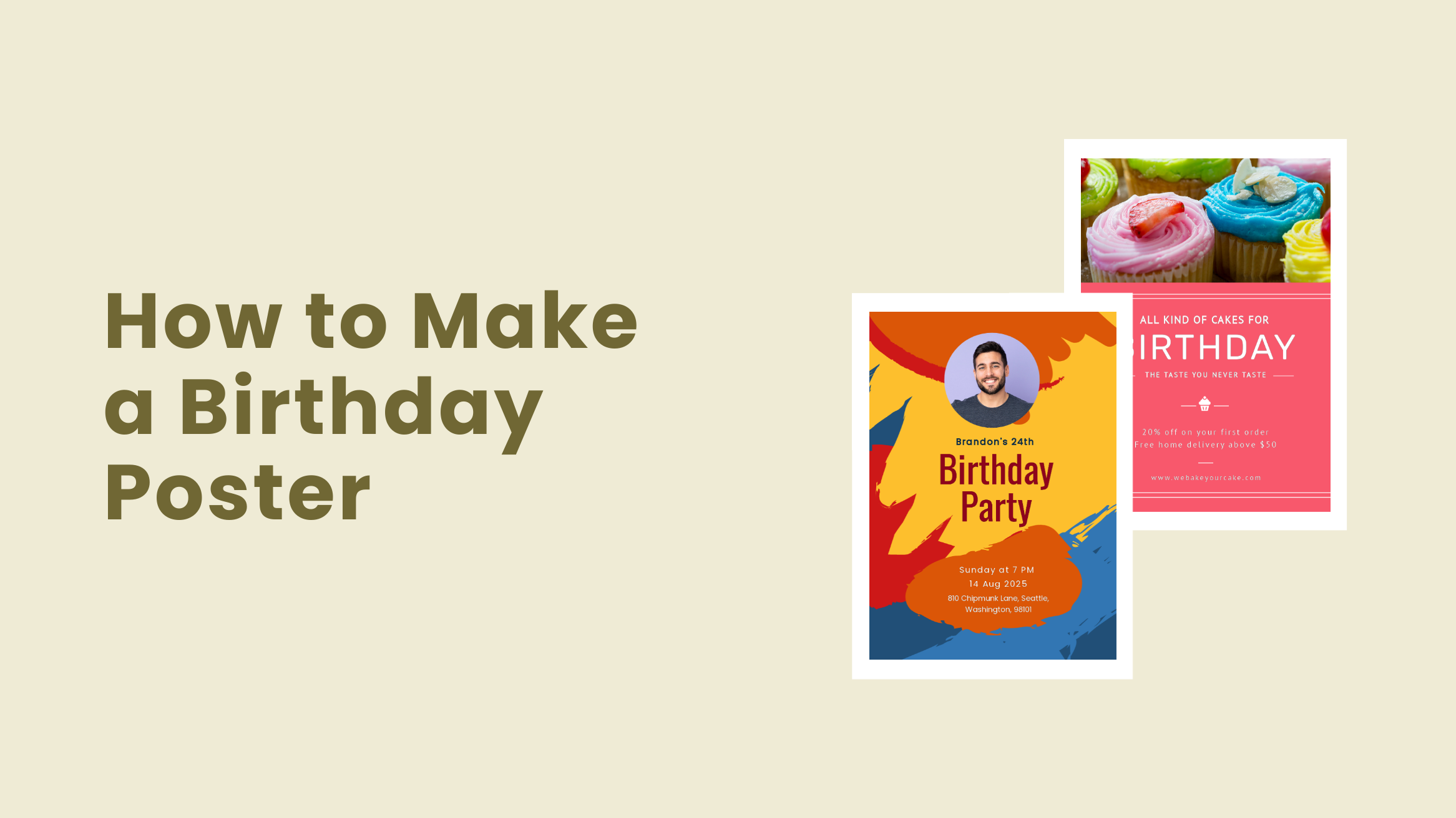 How to Make a Birthday Poster