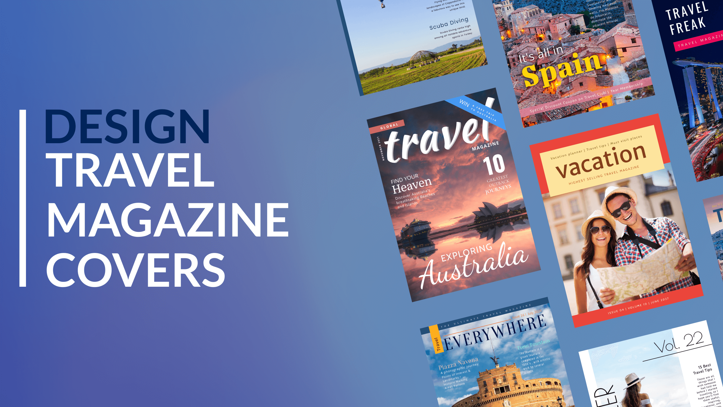 How To Design A Travel Magazine Cover With Examples And Free Templates