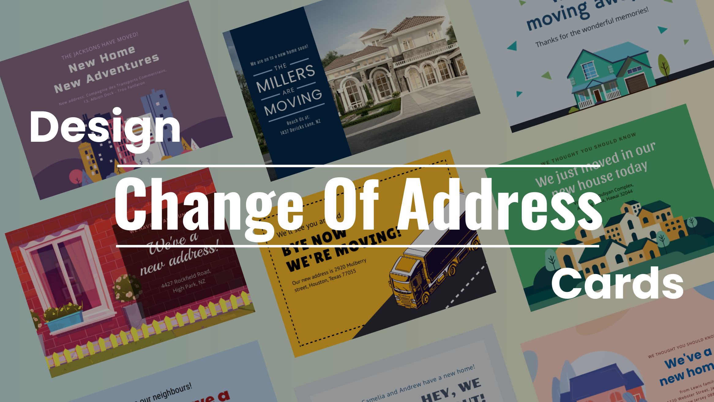 Change Of Address Card