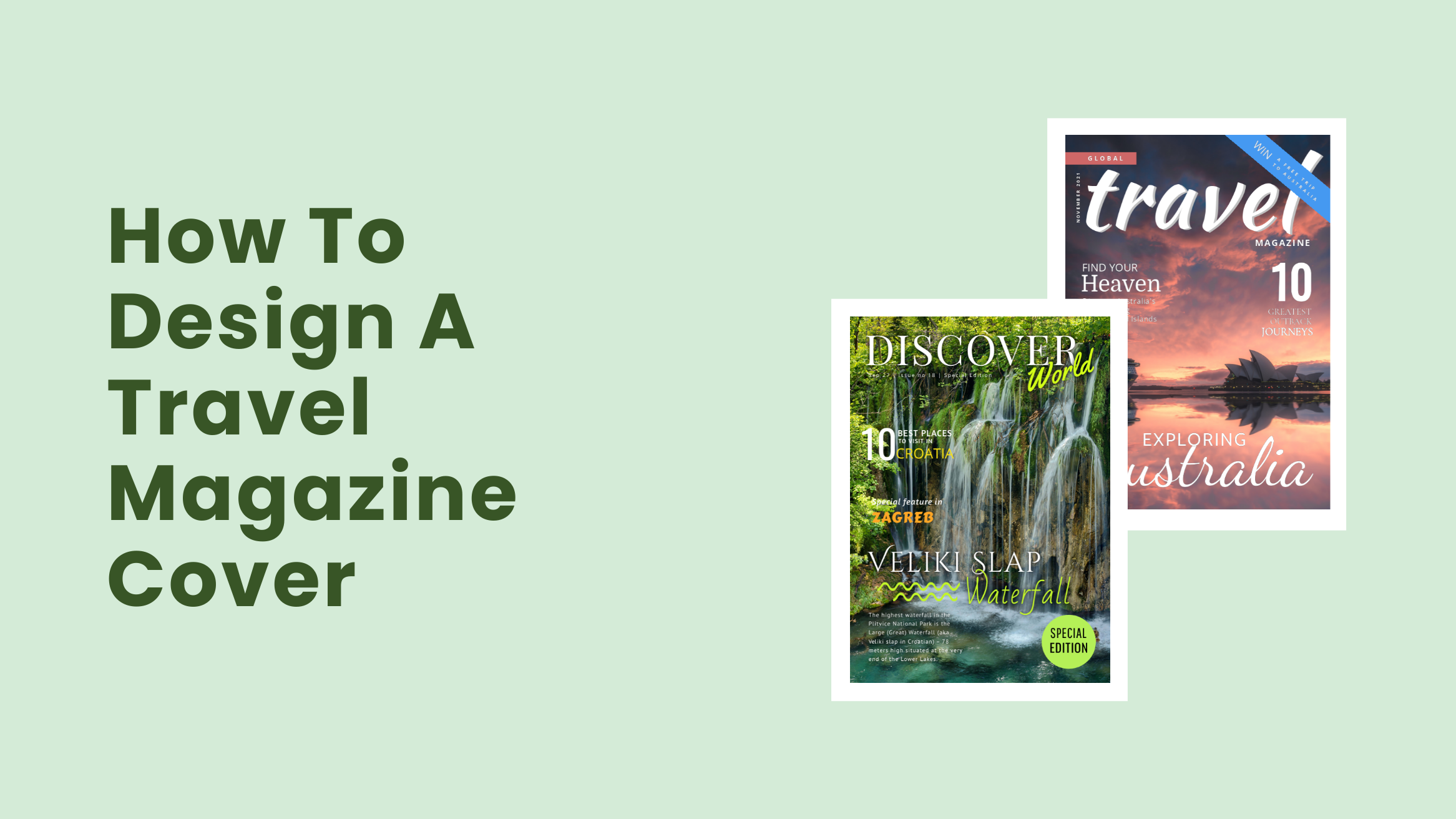 How To Design A Travel Magazine Cover