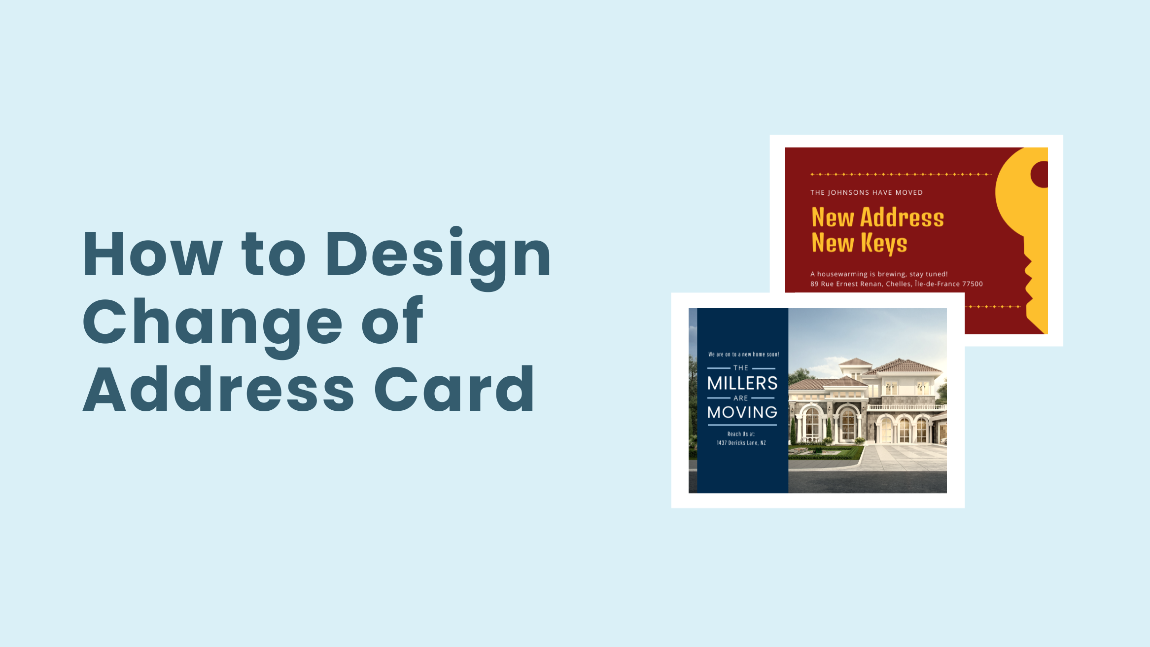 How to Design Change of Address Card