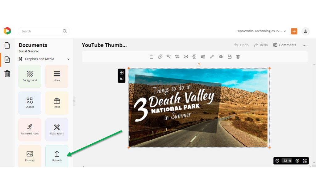 Travel YouTube Thumbnail Design Template