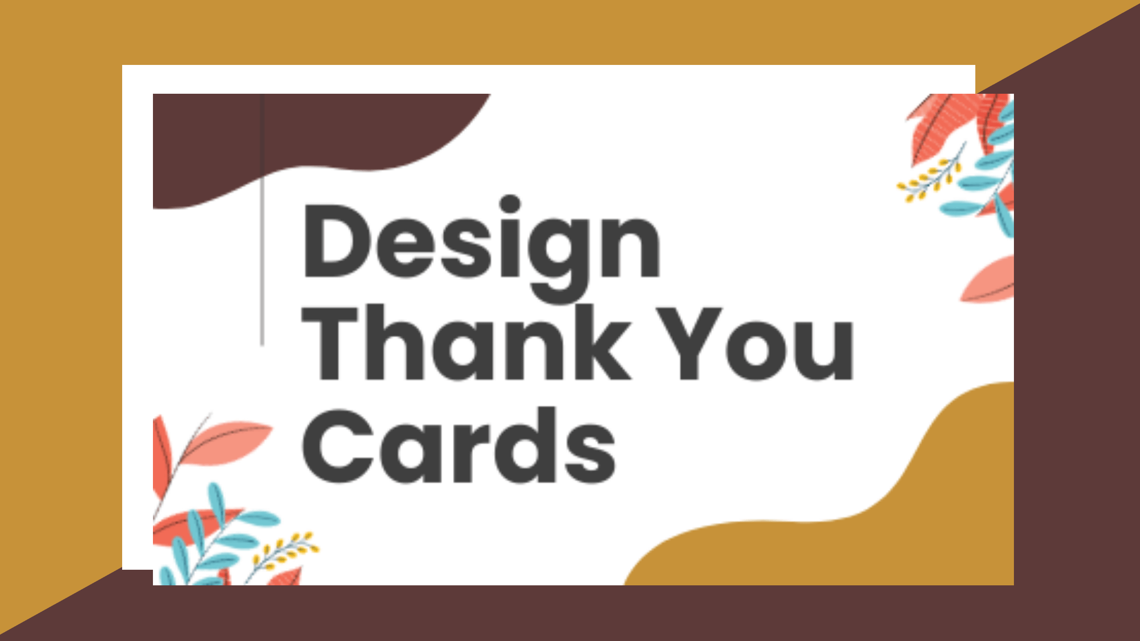 Thank You Card Design