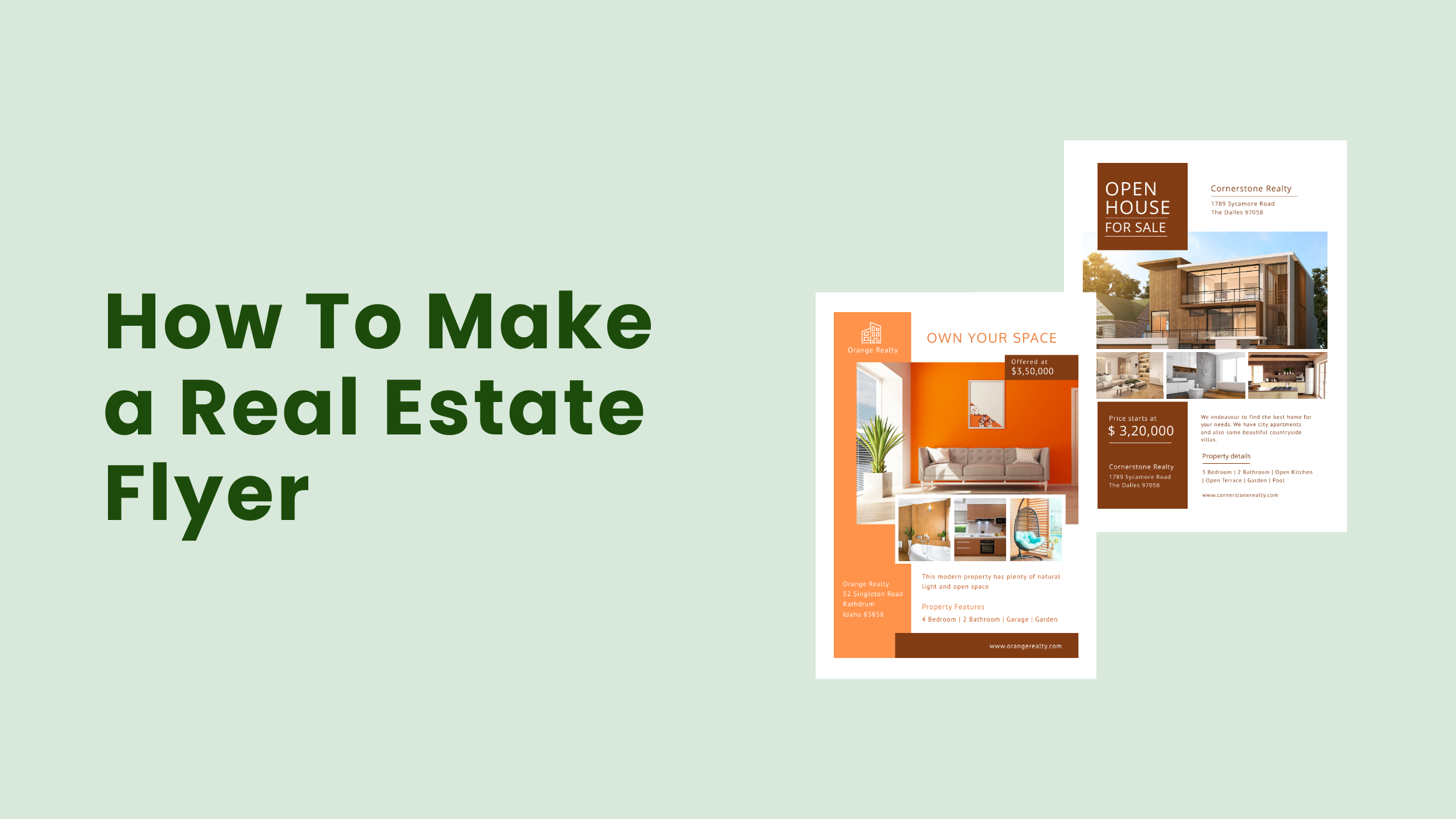 How To Make a Real Estate Flyer