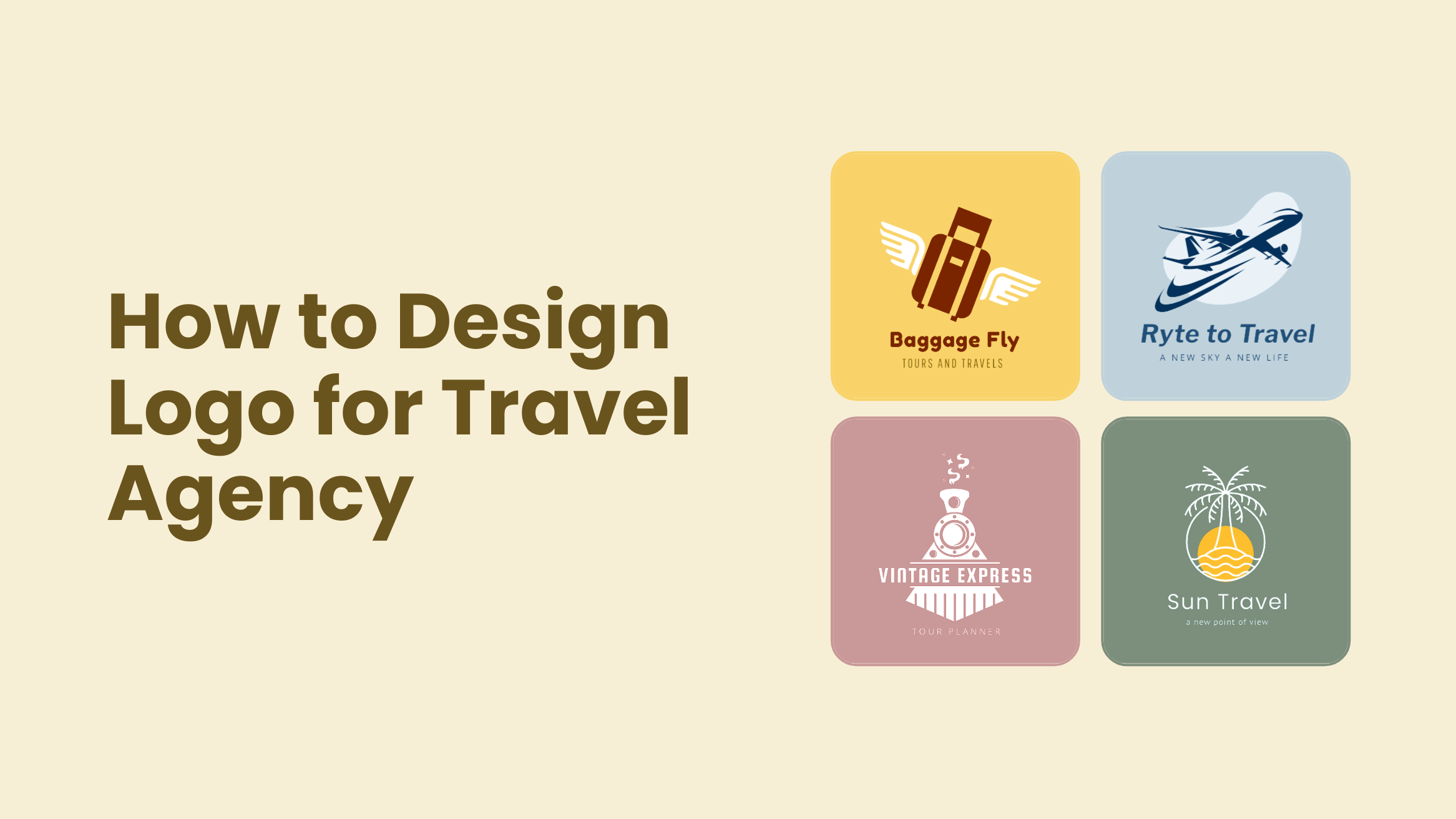 How to Design Logo for Travel Agency