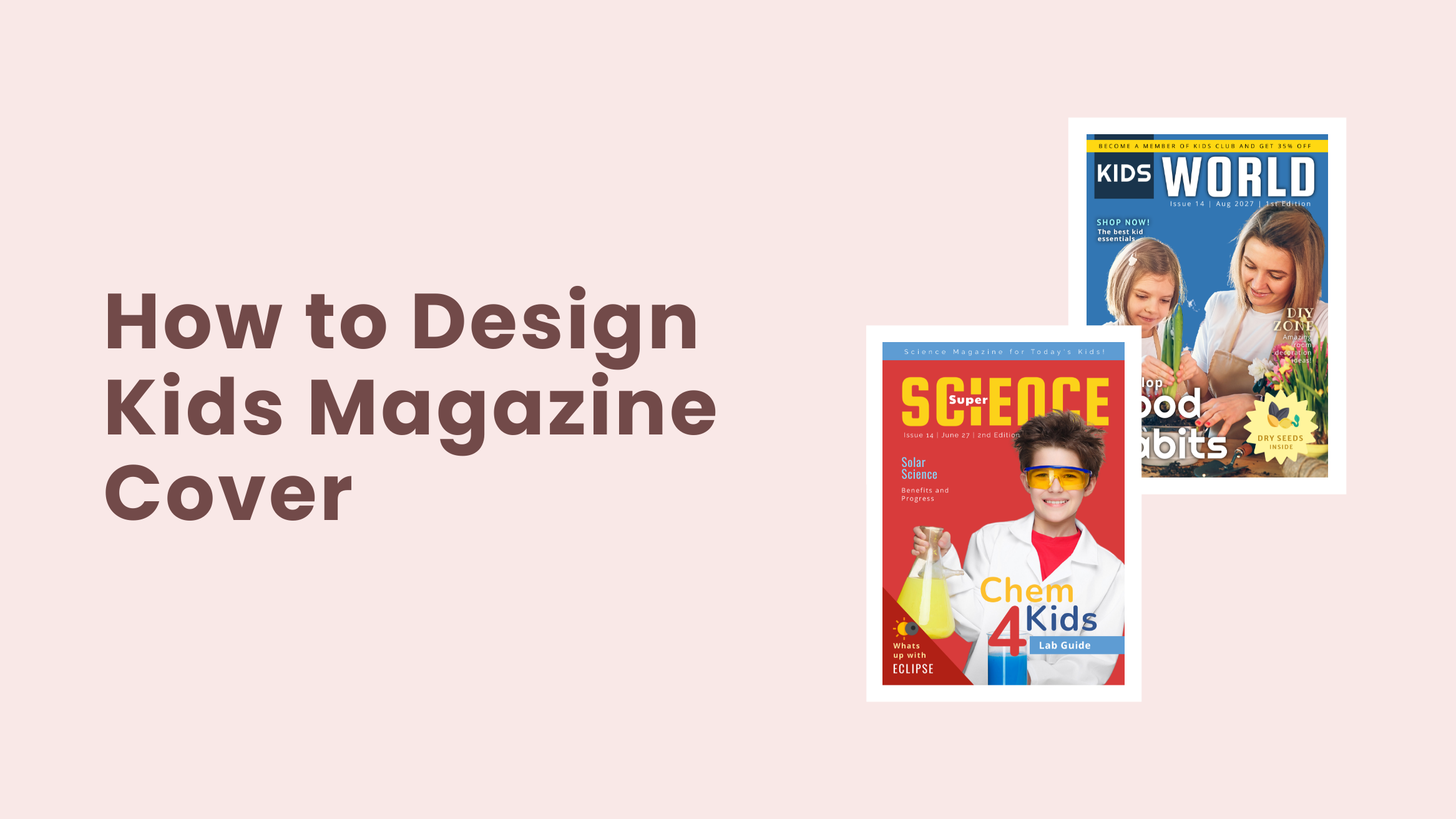 Kids Magazine Cover Design
