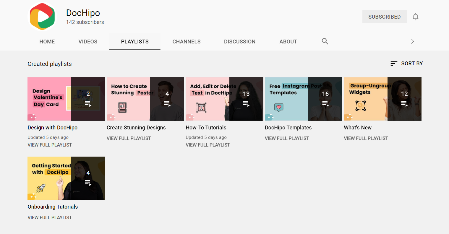 DocHipo YouTube Playlist