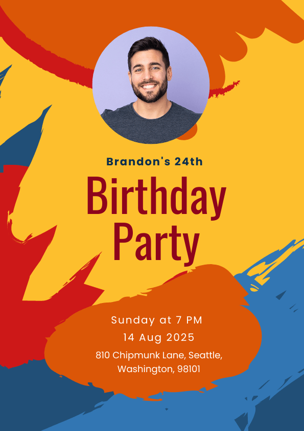 Birthday Poster Design Birthday Poster Design