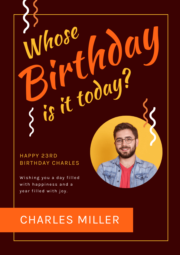 Birthday Poster Design Birthday Poster Design