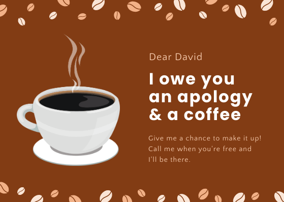 Apology Card Design Apology Card Design