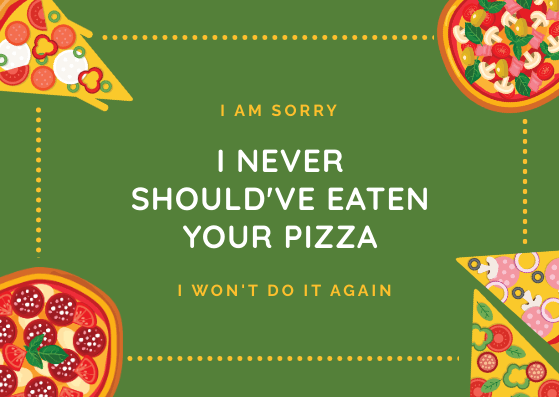 Apology Card Design Apology Card Design