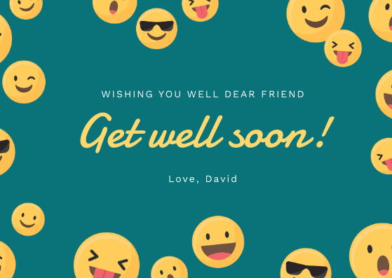 Get Well Soon Card Design Get Well Soon Card Design