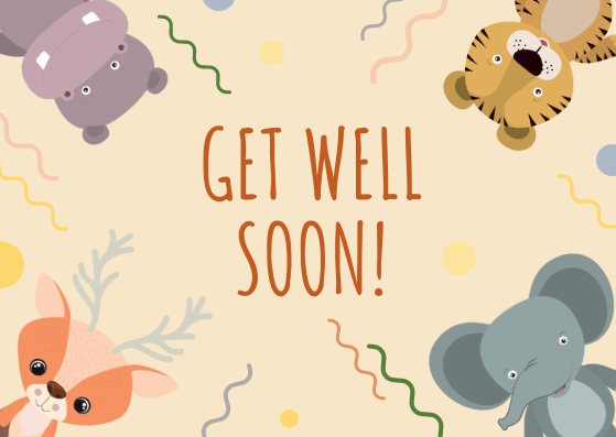 Get Well Soon Card Design Get Well Soon Card Design