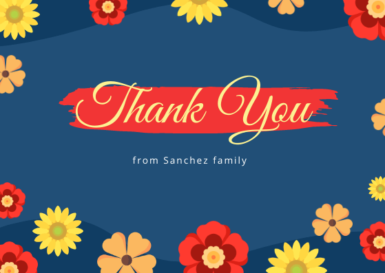 Thank You Card Design Thank You Card Design