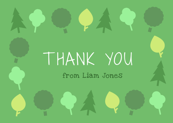 Thank You Card Design