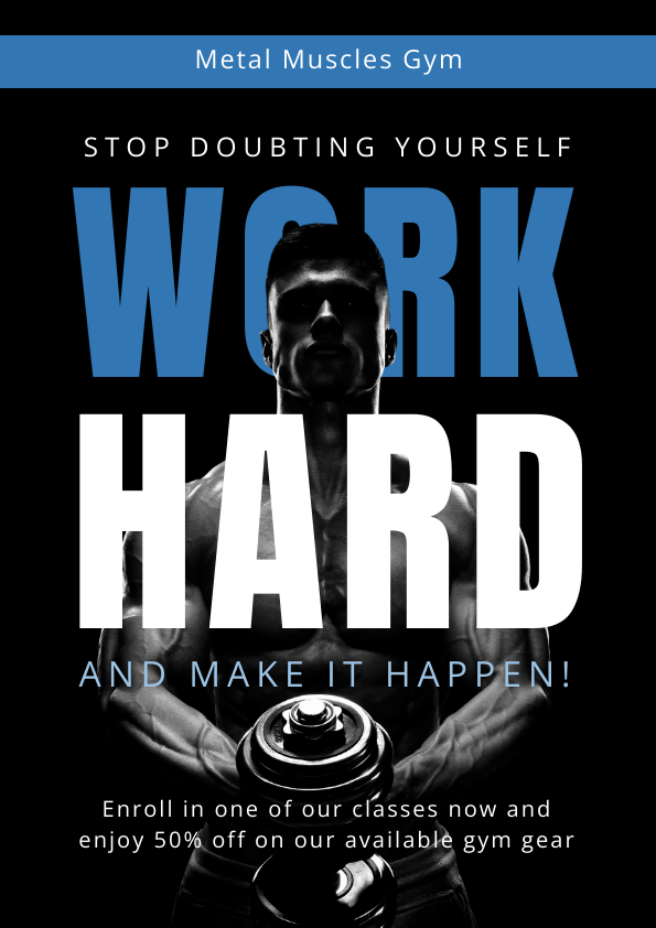 Gym Poster Design Gym Poster Design