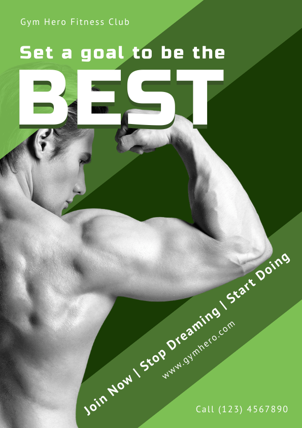 Gym Poster Design Gym Poster Design