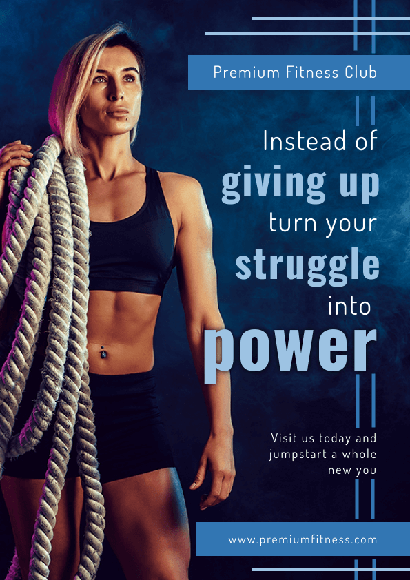 Gym Poster Design Gym Poster Design