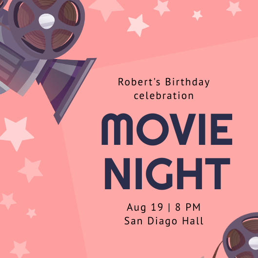 Movie Night Invitation Movie Night Invitation