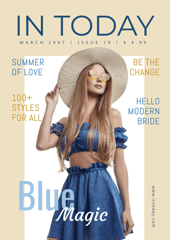 Fashion Magazine Cover Design