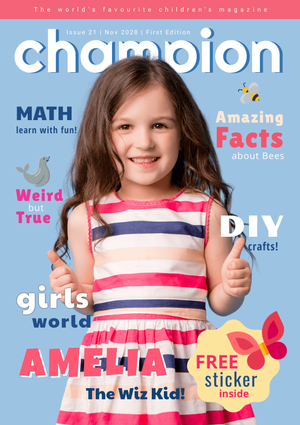 Kids Magazine Cover Kids Magazine Cover