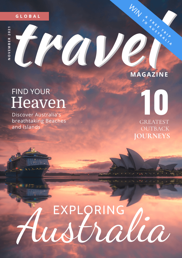 Travel Agency Magazine Cover Template