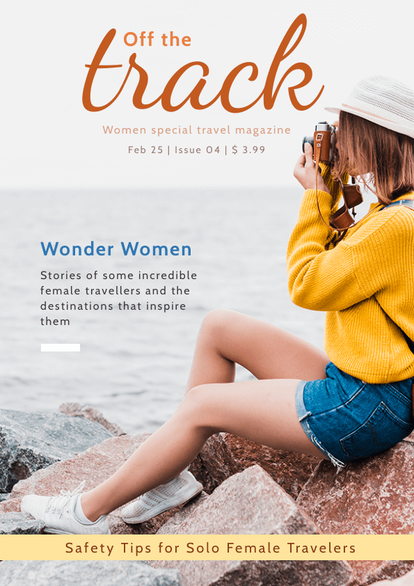 Travel Agency Magazine Cover Template Travel Agency Magazine Cover Template