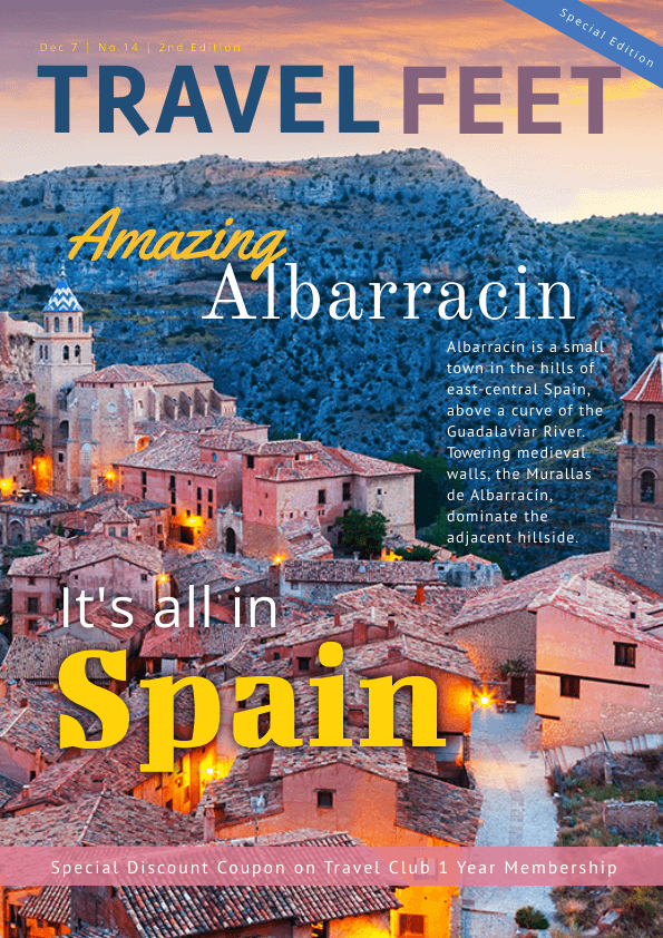 Travel Agency Magazine Cover Design Travel Agency Magazine Cover Design