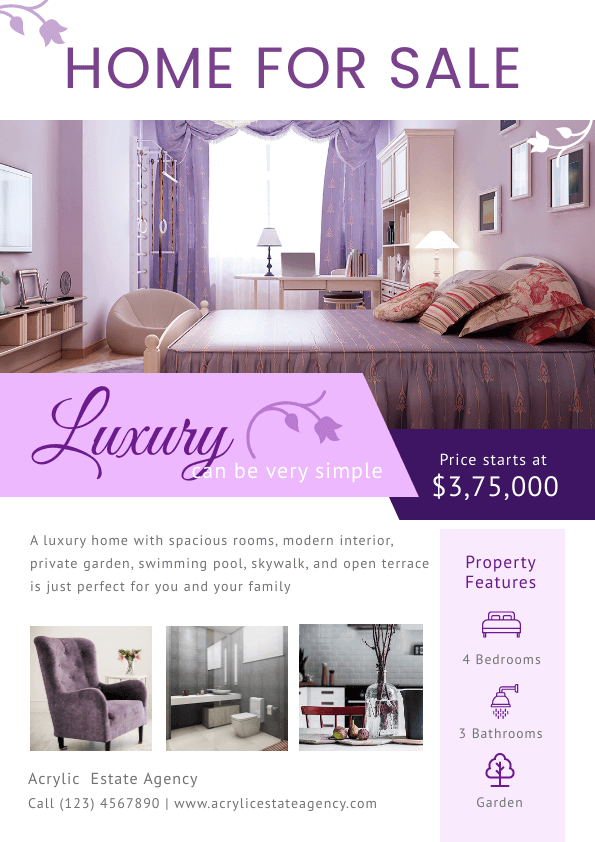 Real Estate Flyer Design Real Estate Flyer Design