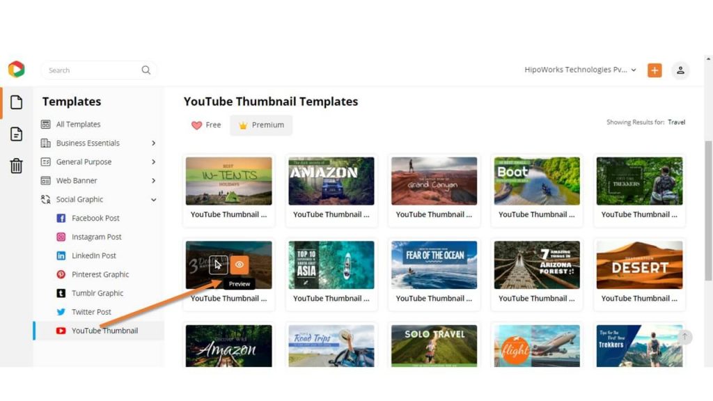 Travel YouTube Thumbnail Design
