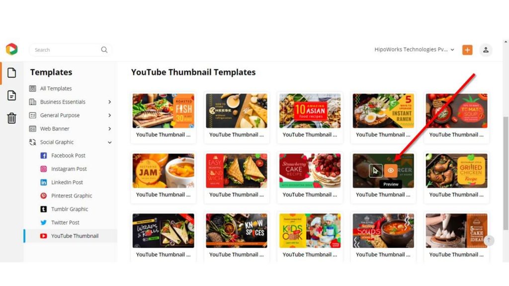 Food YouTube Thumbnail