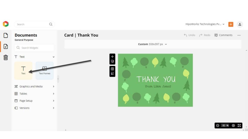 Thank You Card Design