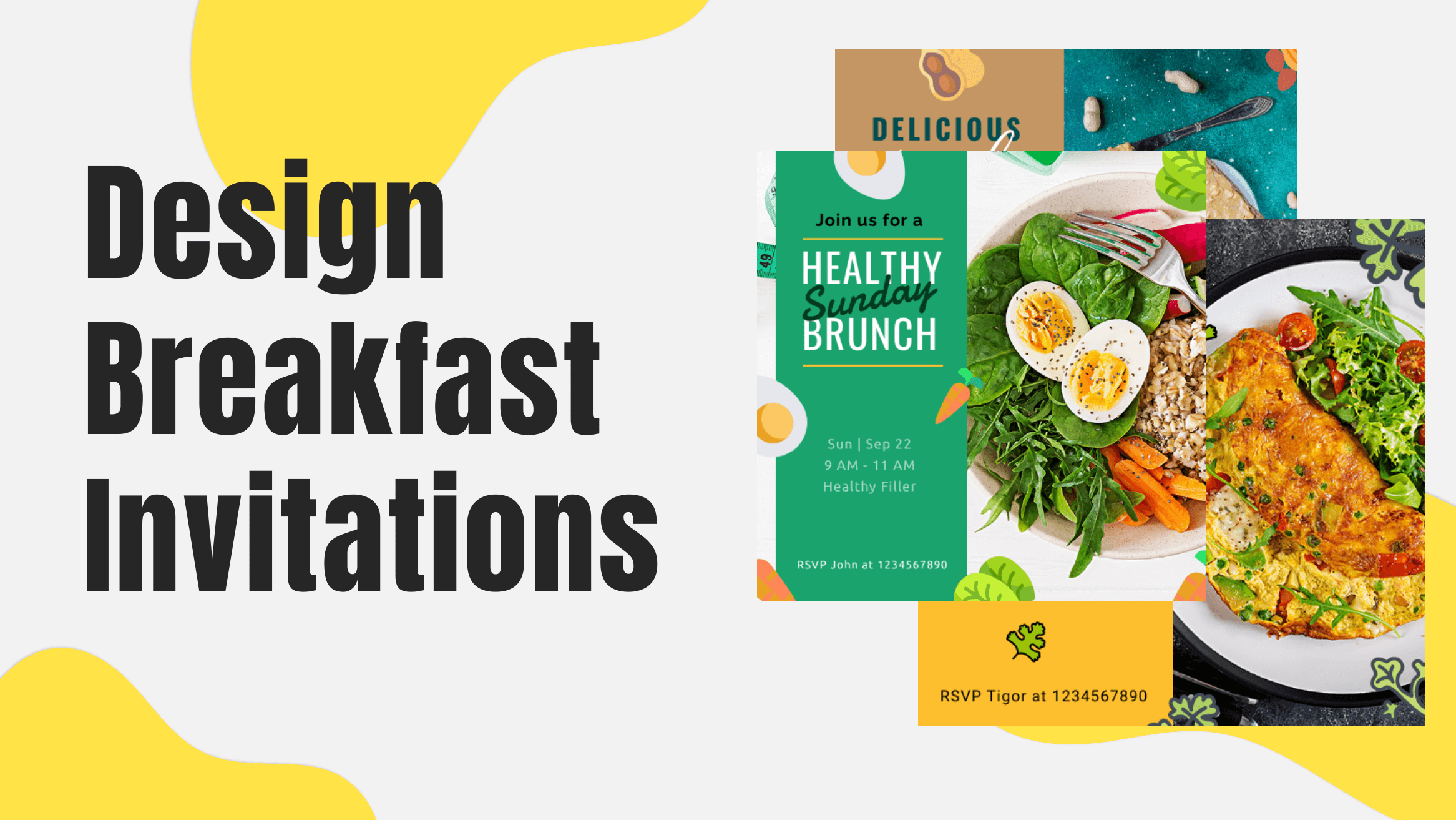 Breakfast Invitation Design