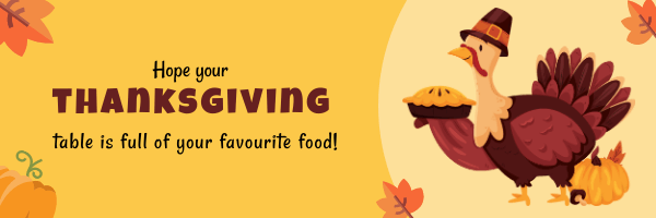 Thanksgiving Email Header Thanksgiving Email Header