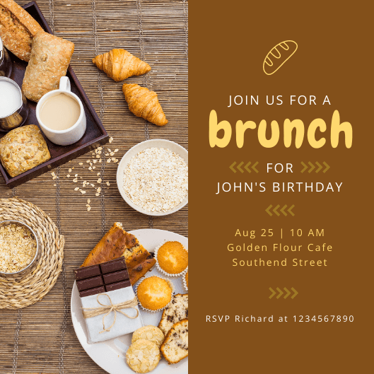 Breakfast Invitation Breakfast Invitation