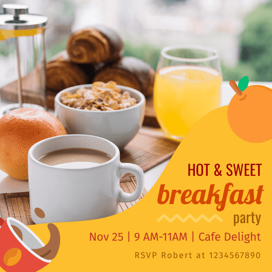 Breakfast Invitation Breakfast Invitation