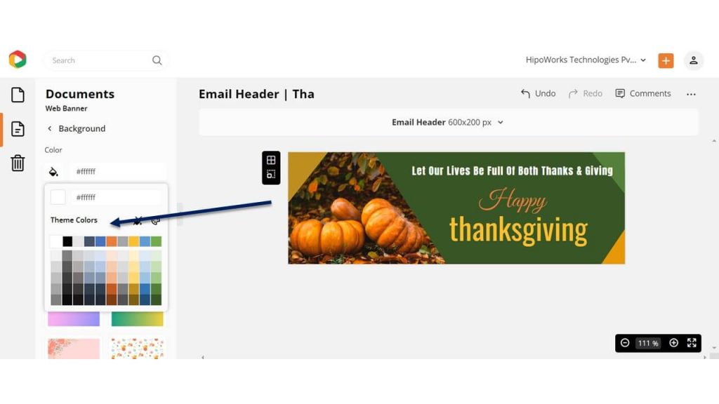 Thanksgiving Email Header
