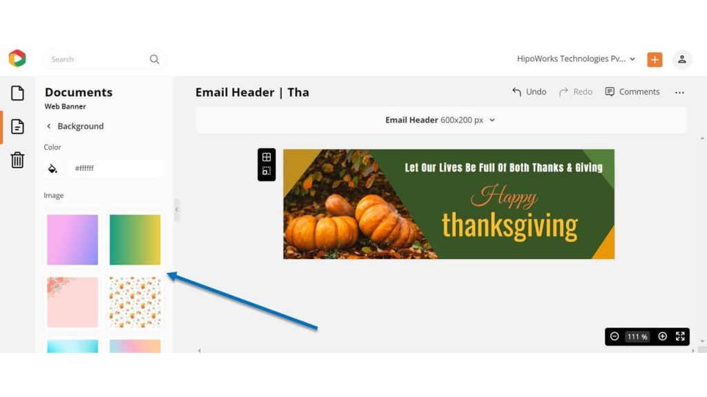 Thanksgiving Email Header