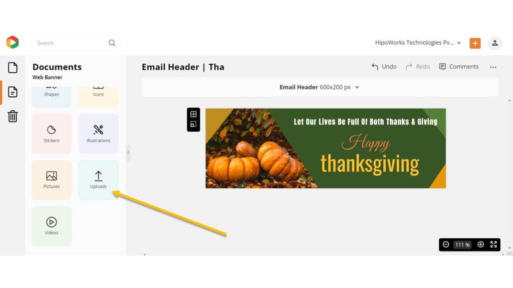 Thanksgiving Email Header