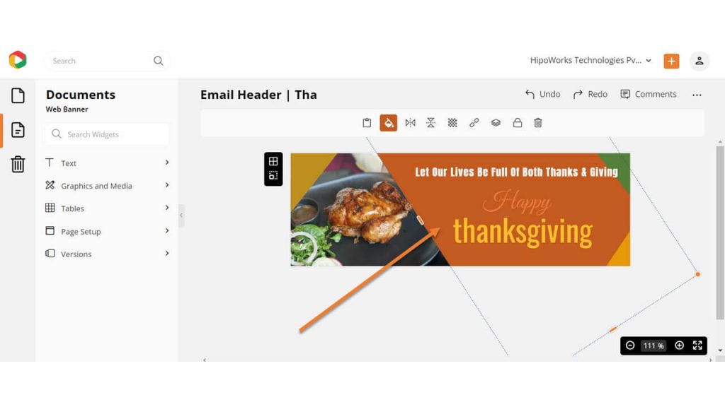 Thanksgiving Email Header