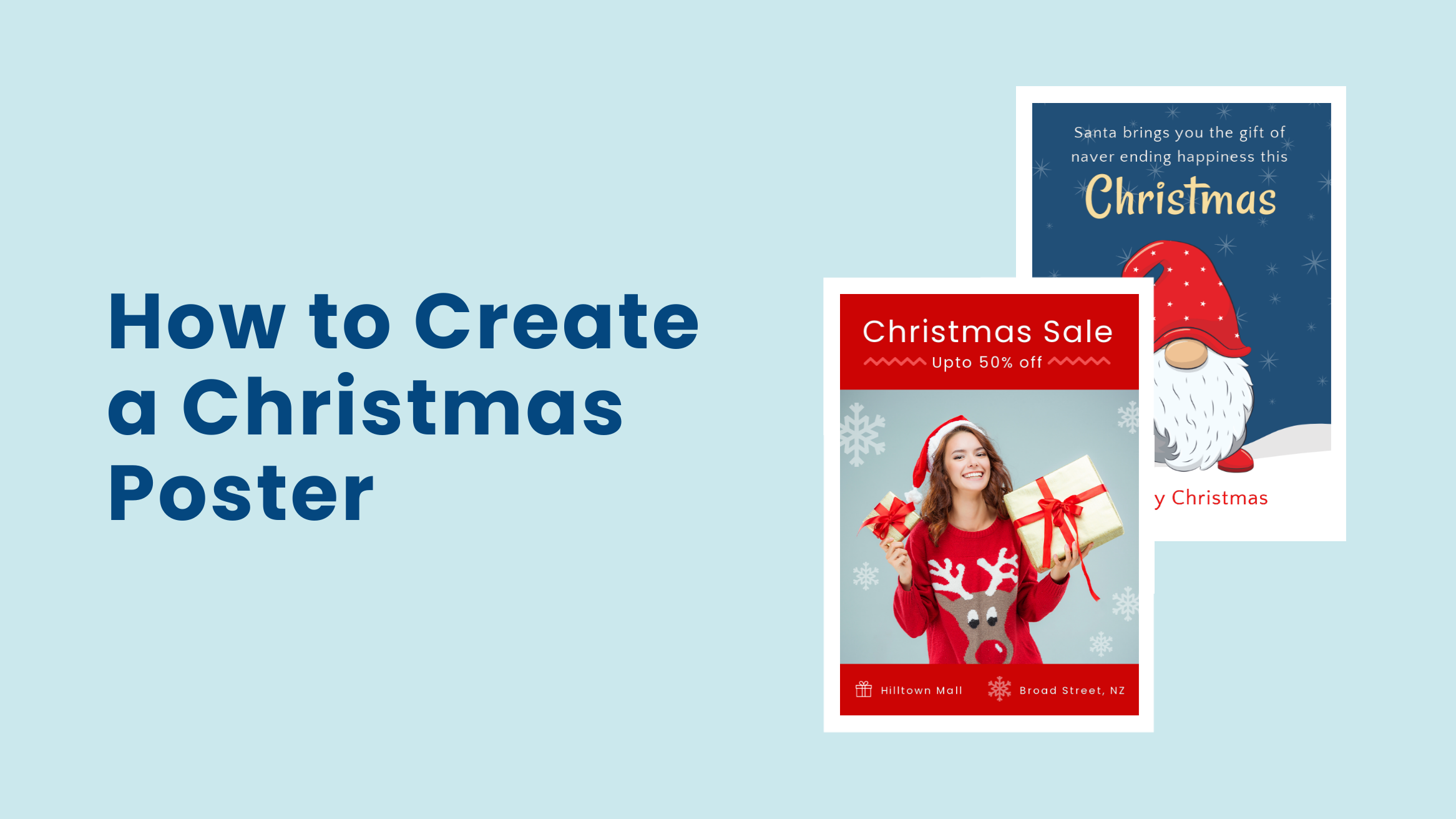How to Create a Beautiful Christmas Poster in Minutes Blog Banner