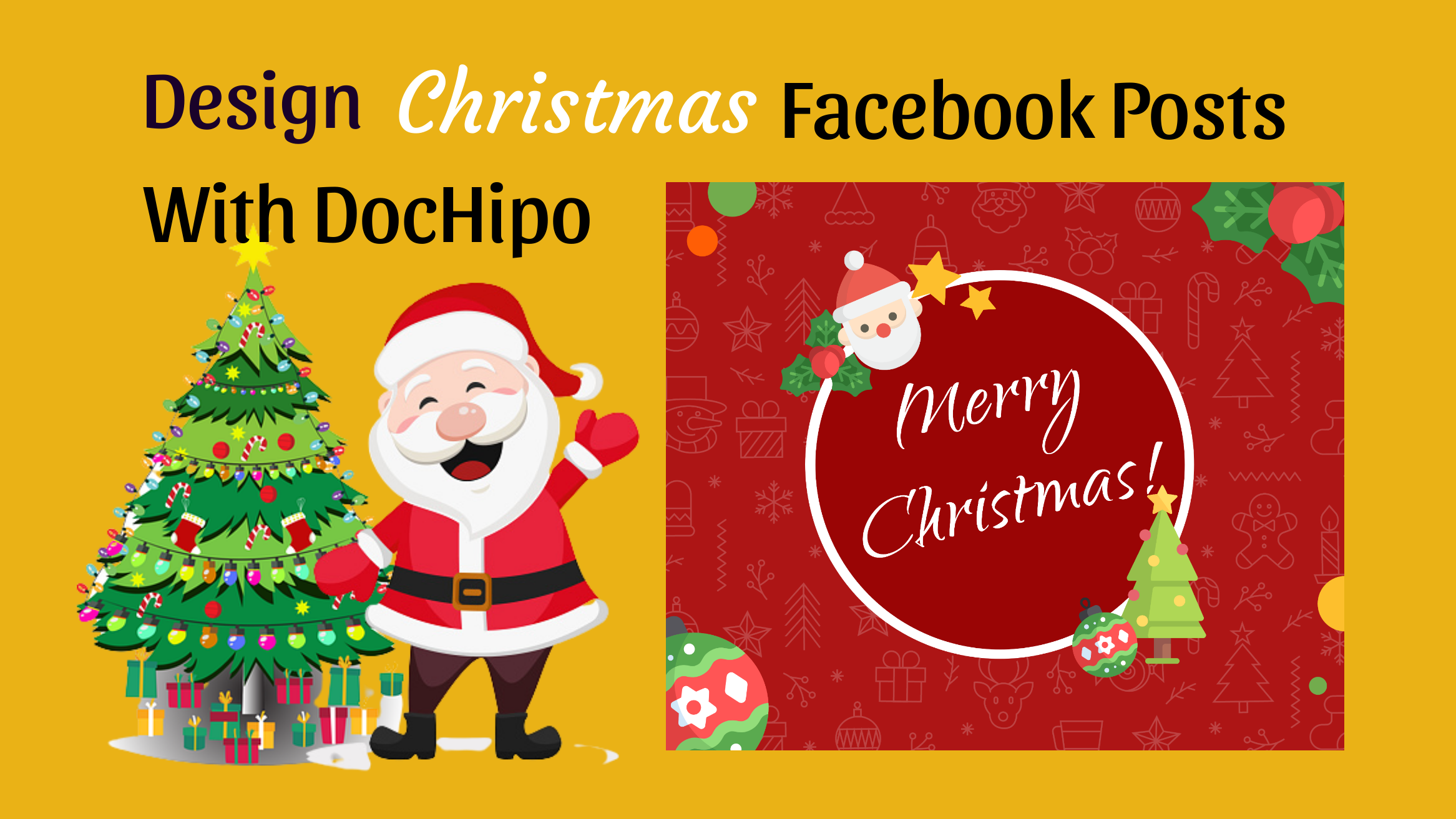 Christmas Facebook Post Blog Banner